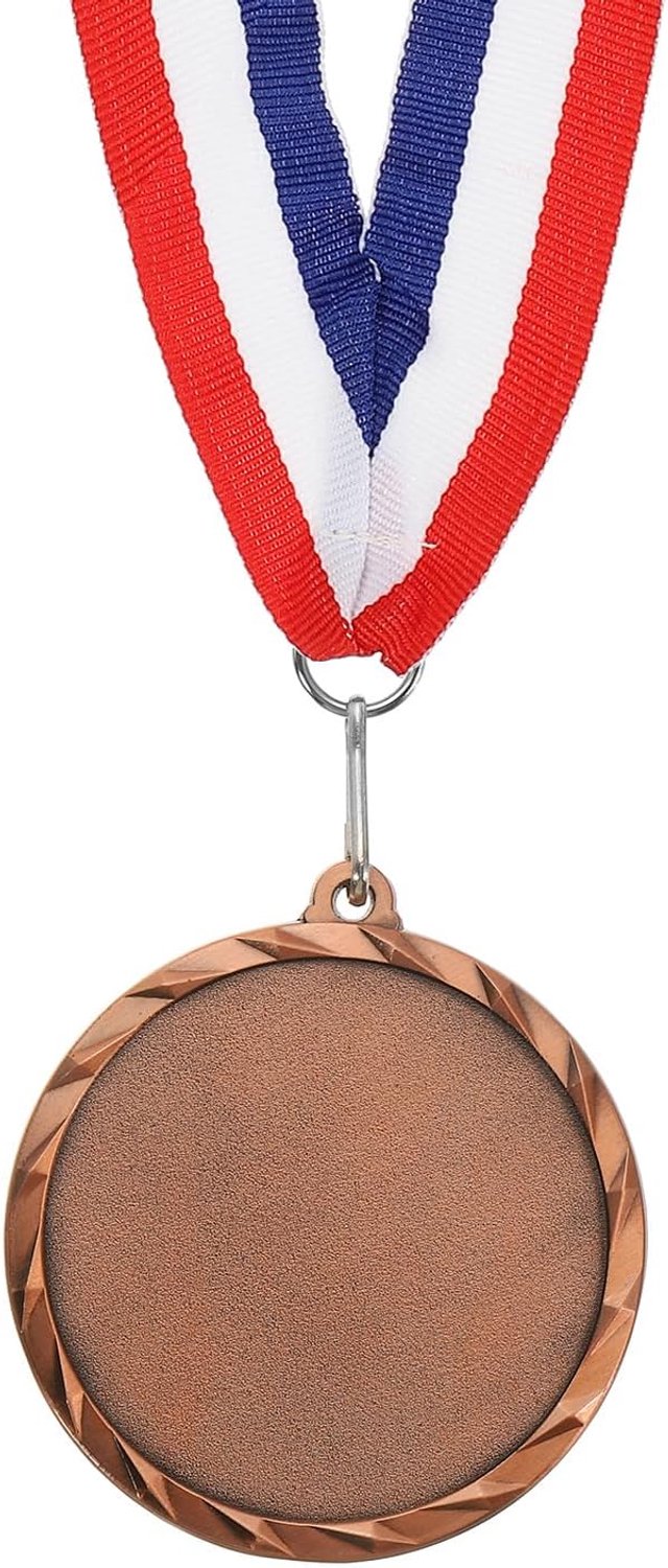 Awardmedaille 3e prijs - 4 x 4,4 cm - brons - duurzaam ontwerp voor sportbijeenkomsten - Vemera