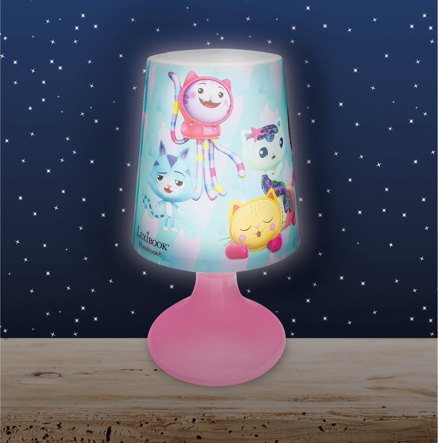 Mini lampe de chevet veilleuse sans fil Gabby et la Maison Magique