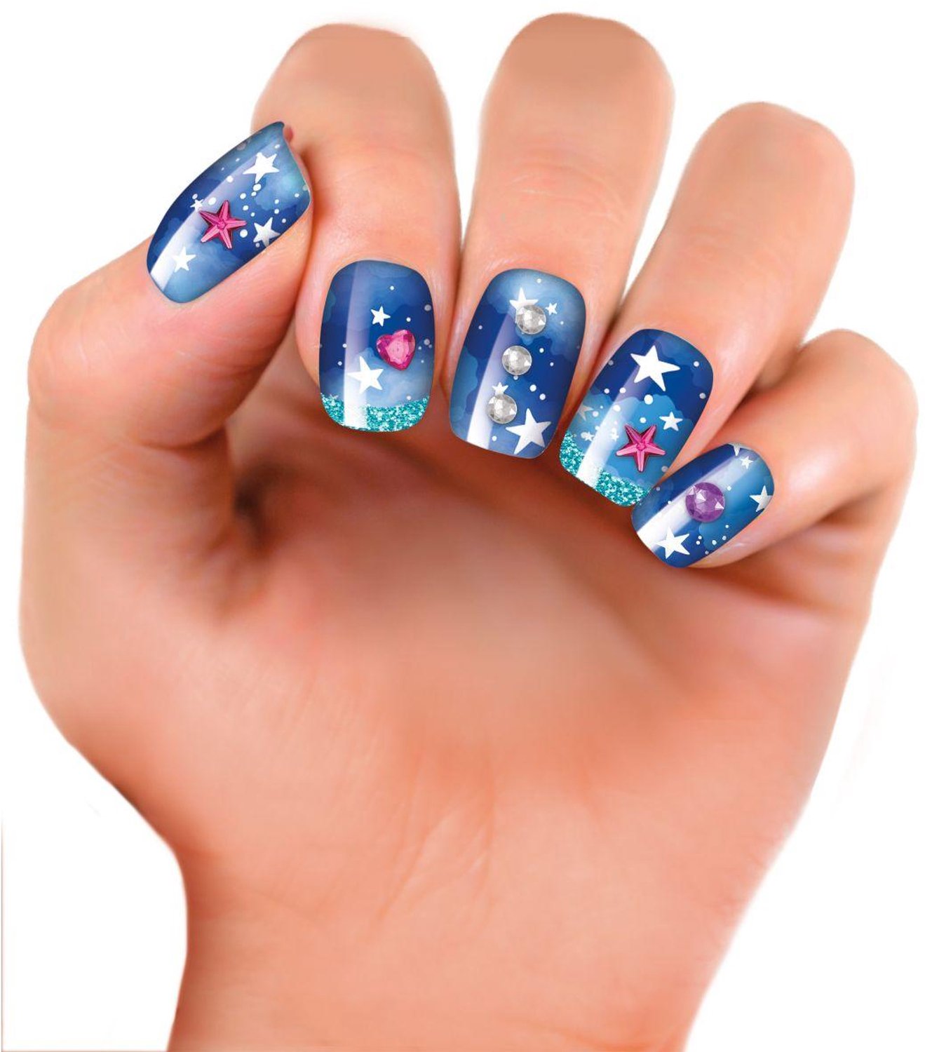 Glinsterende Glitter Tatoeages & Nagels