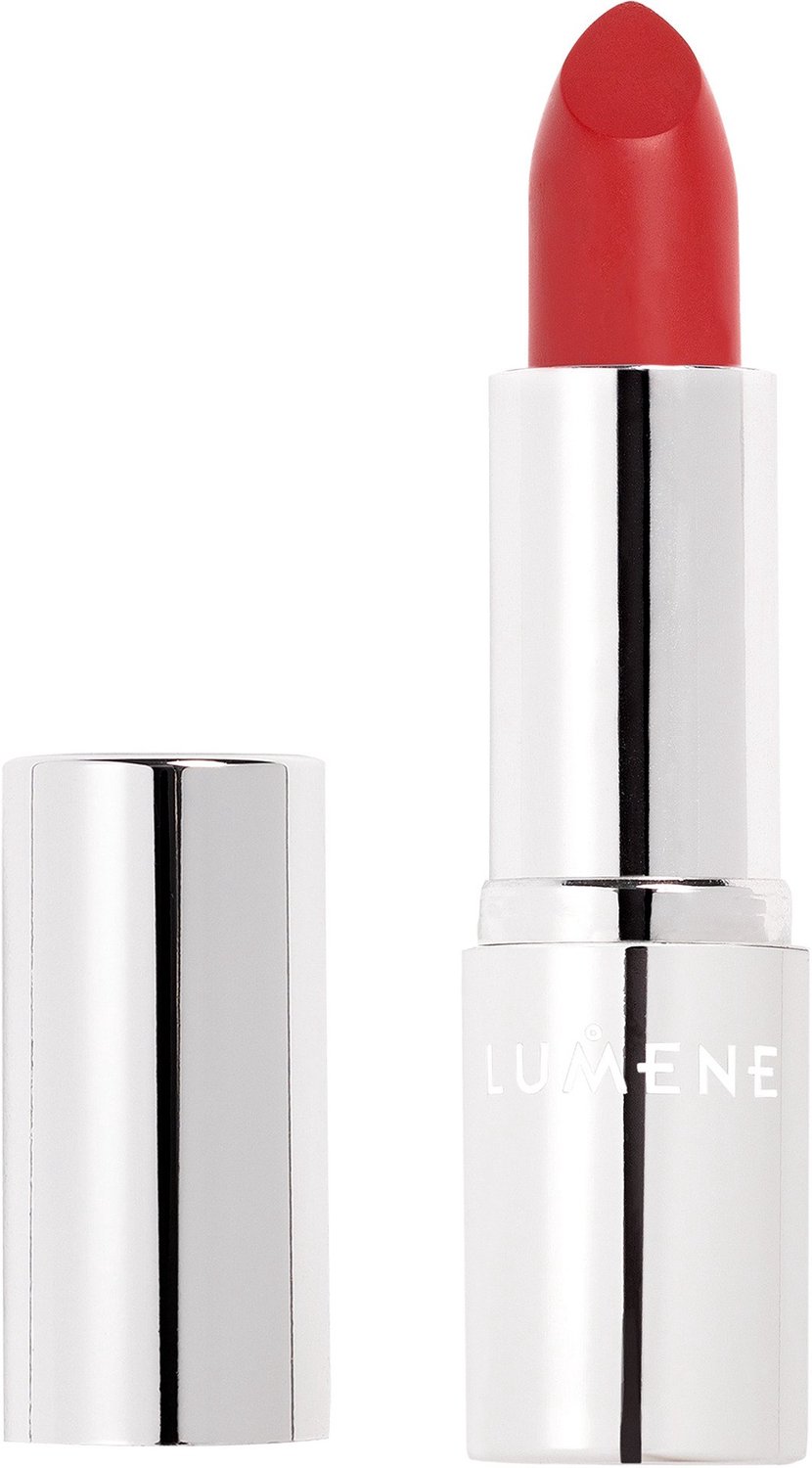 Lumene Luminous Moisture satijnen lippenstift 12 Strawberry Kiss – 4.7 g