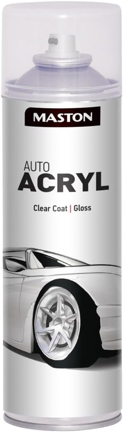 Acryl Spray Hoogglans - 500 ml - Blanke lak - Snelle droogtijd - ServiceTopper