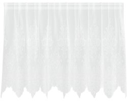 vidaXL - Lacegordijn - Wit - 120 - x - 200 - cm - Polyester
