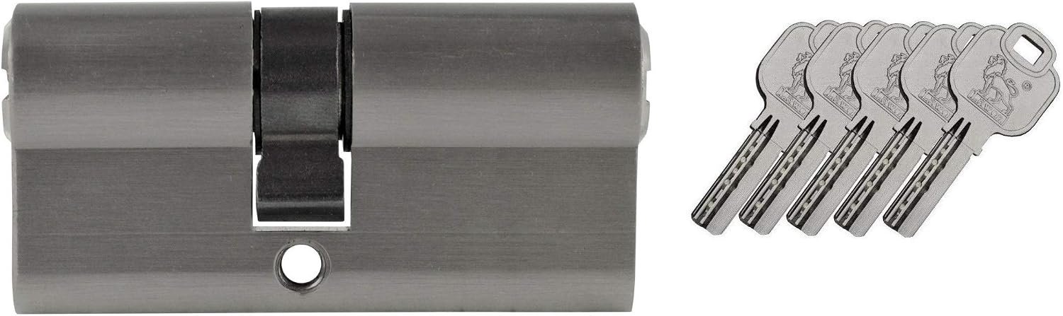 Profielcilinder 65 mm 30/35 - gecoat messing - nood- en gevarenfunctie - inclusief 5 sleutels - ServiceTopper