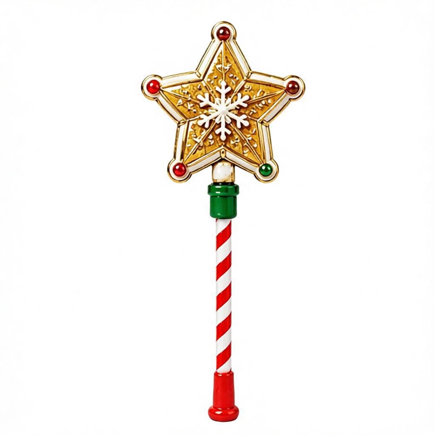Kerst Tap‑to‑Pay kaarthouder toverstaf 14.5 inch 3D‑geprint PLA Feestelijke betaalstok voor winkels café en feesten
