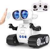 ZoeZo Intelligente Speelgoedrobot - Incl Walkie Talkie - Interactieve Speelgoed Robot - Kan Praten, Zingen en Dansen - Afstandsbediening en Handgebaren - STEM Speelgoed - Speelgoed Boek - Oplaadbaar