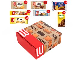 LU Festival koekjesdoos XL - koekjesmix - koek met chocolade - koek natuur - koekjespakket - 810g