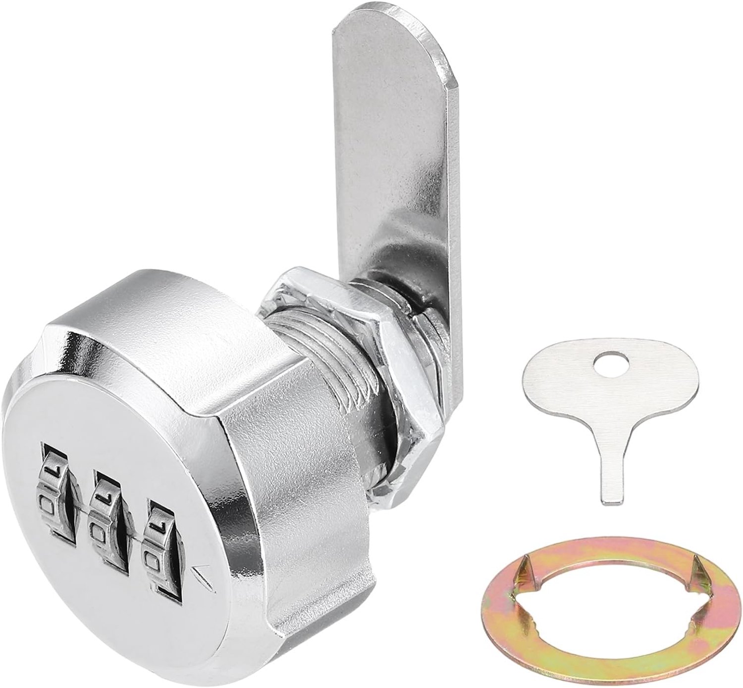 Kastslot 3/4 inch - metalen sleutelloos - 3-cijferig - ideaal voor keukenkasten m-winkel - m-winkel