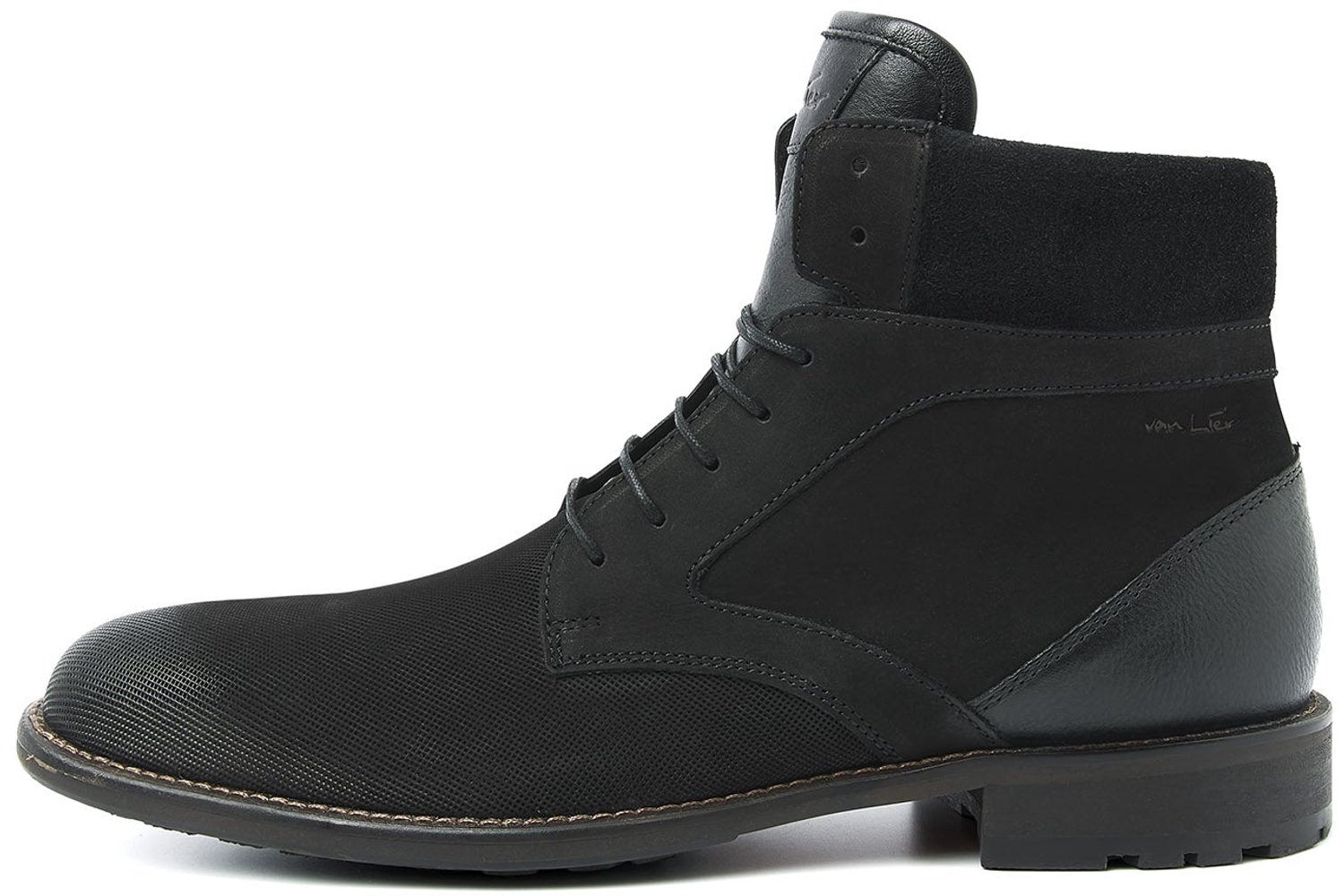 VANLIER - Heren Schoenen Henry - Zwart - Maat 45