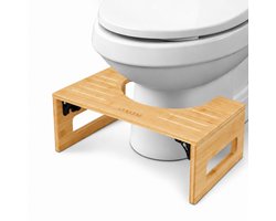 Top 8 opstapjes voor de wc – veilig & zelfstandig (2025) 7 BUDDLEY Toiletkrukje Bamboe Inklapbaar - WC Krukje voor volwassenen en kinderen