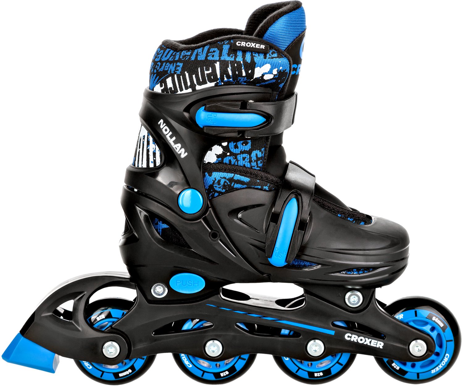 Verstelbare Skeelers LED Nollan 34-37 Blauw
