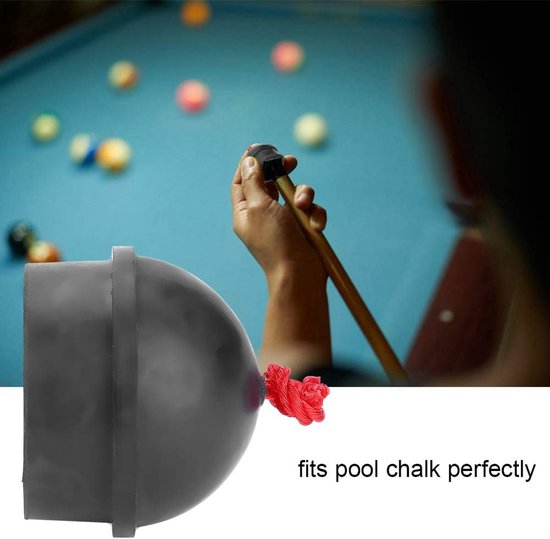Krijt Houder Biljart - 2 stuks - Duurzaam Rubber - Geen Slip Tip voor Pool en Snooker - m-winkel — afbeelding 3