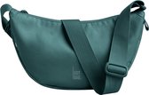 Donkergroene GOT BAG Moon Bag crossbodytas met het GOT BAG logo op de voorzijde.