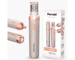 Parvale® 3 in 1 Epilator SilkPro - Epileerapparaat Dames - Epilator - Gezichtsepilator Vrouw - Gezichtsontharing Dames - Epilator Gezicht - Epilator Dames - Gezichtsepilator dames