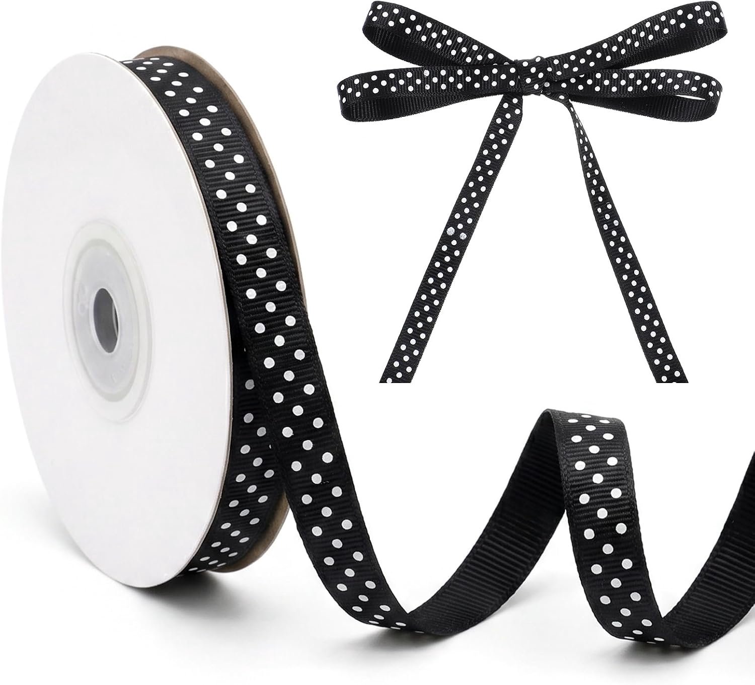 25 Yards Ripsband met stipjes