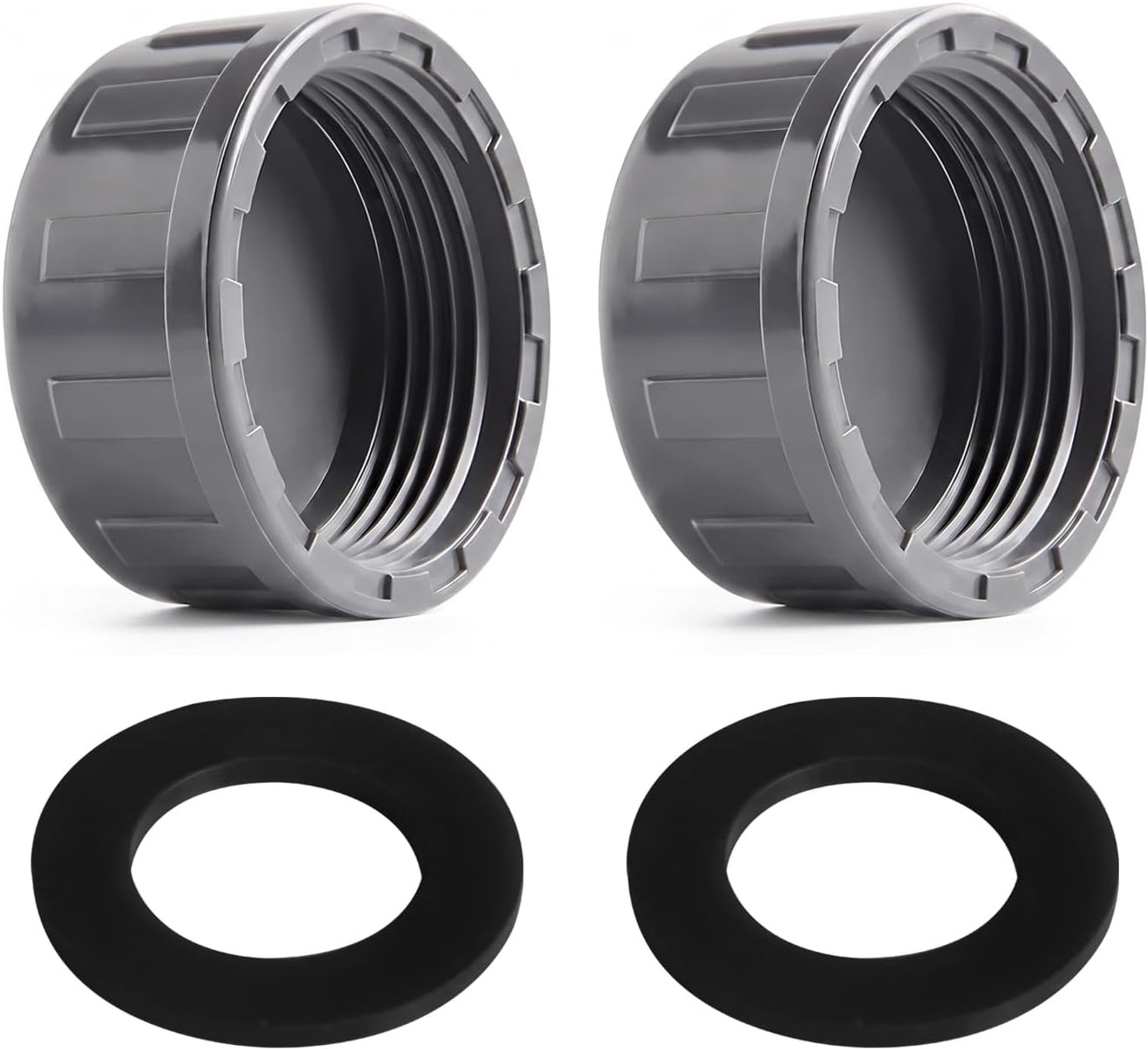 PVC buiskap 32 mm - geschroefd - 2 stuks met afdichtring - geschikt voor G1 aansluitingen - ServiceTopper