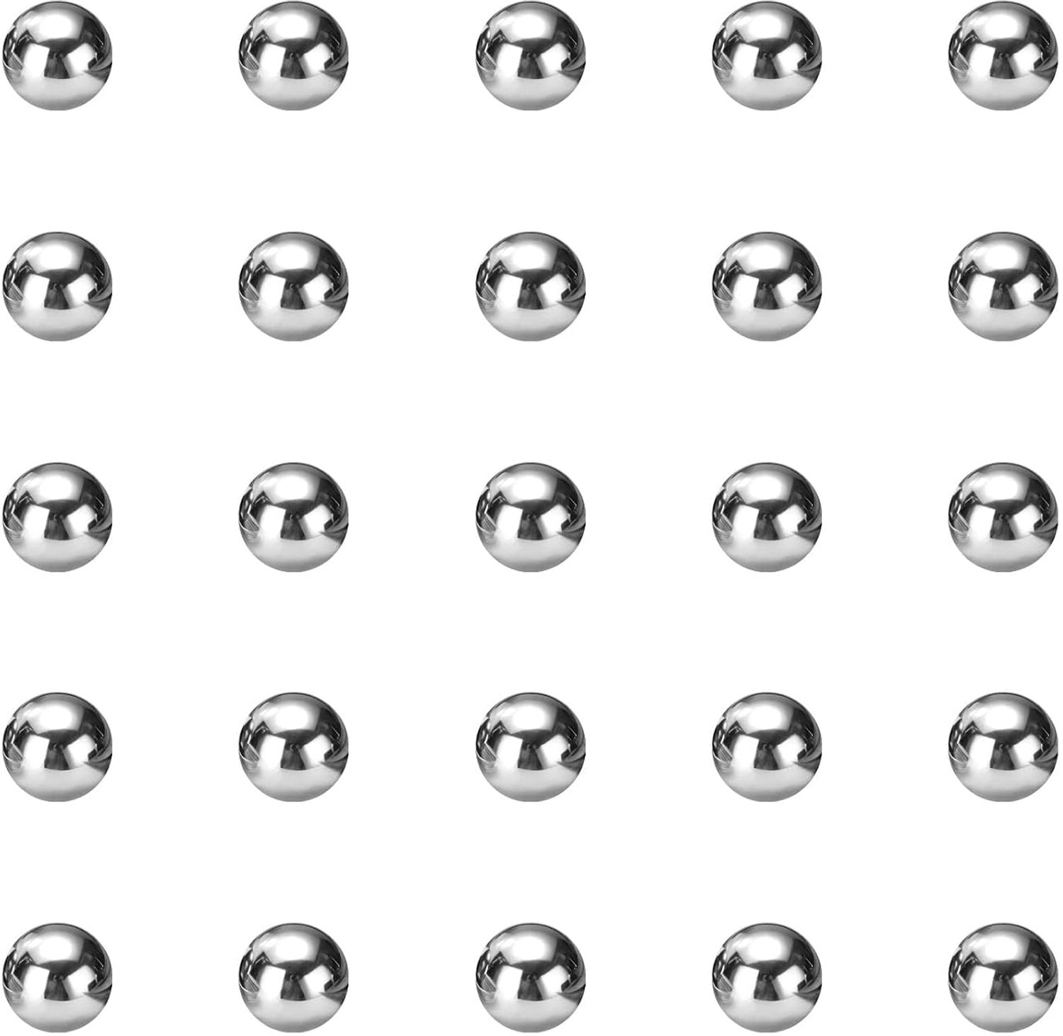 Precisieballen 3 mm - verchroomd staal - G25 kwaliteit - ideaal voor kogellagers en machines - Vemera