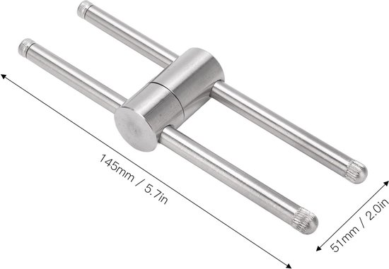 Pool Cue Tip Shaper Tool 9mm tot 14mm - Biljart Cue Tip Scuffer - Burnisher voor optimale grip - ServiceTopper — afbeelding 5