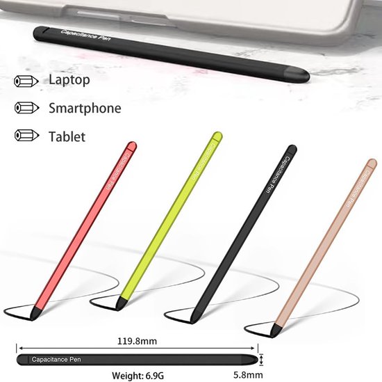 Styluspen voor Galaxy Z Fold 8 - vervangingspen - compatibel met Galaxy Tab A11+ - ideaal voor touchscreen gebruik - ServiceTopper — afbeelding 3