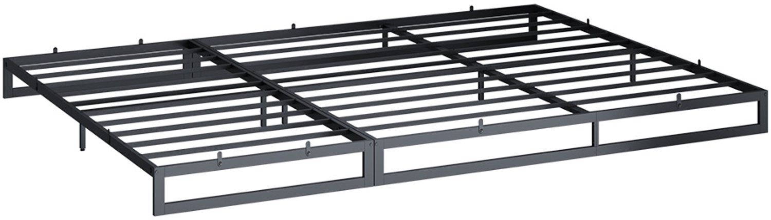 vitalispa Familiebed Lenora, Zwart, 270 x 200