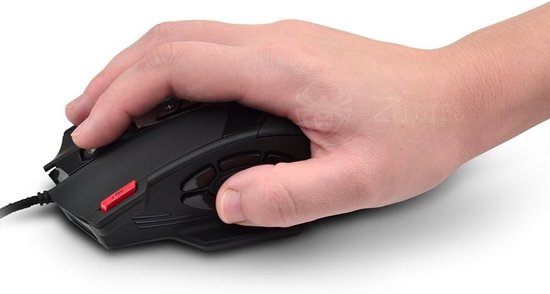 Gaming Muis met 12 Programmeerbare Toetsen, 4000 DPI, RGB Verlichting en Ergonomisch Ontwerp voor PC en Laptop Gaming — afbeelding 3
