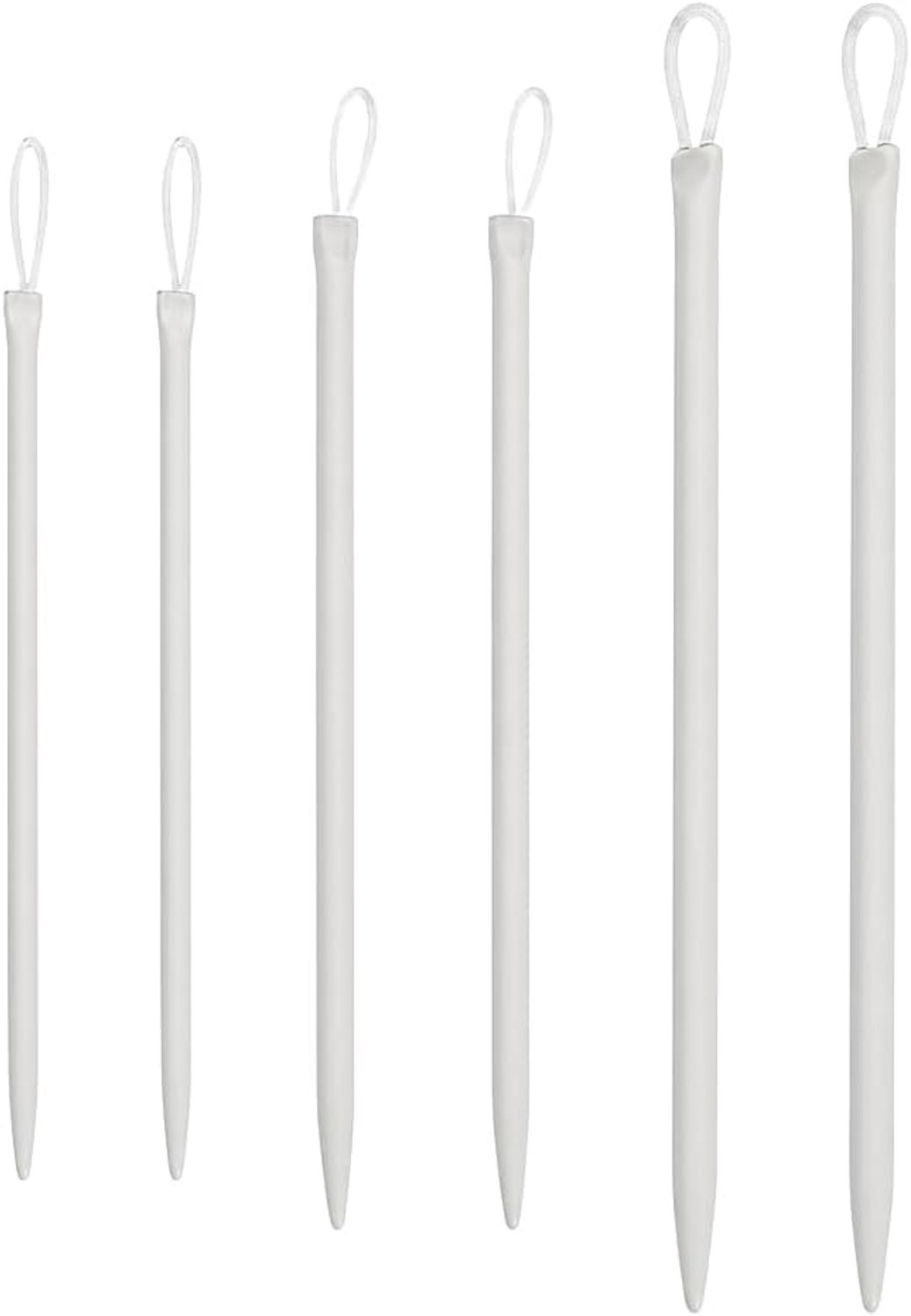 6 stuks nylon lus naalden