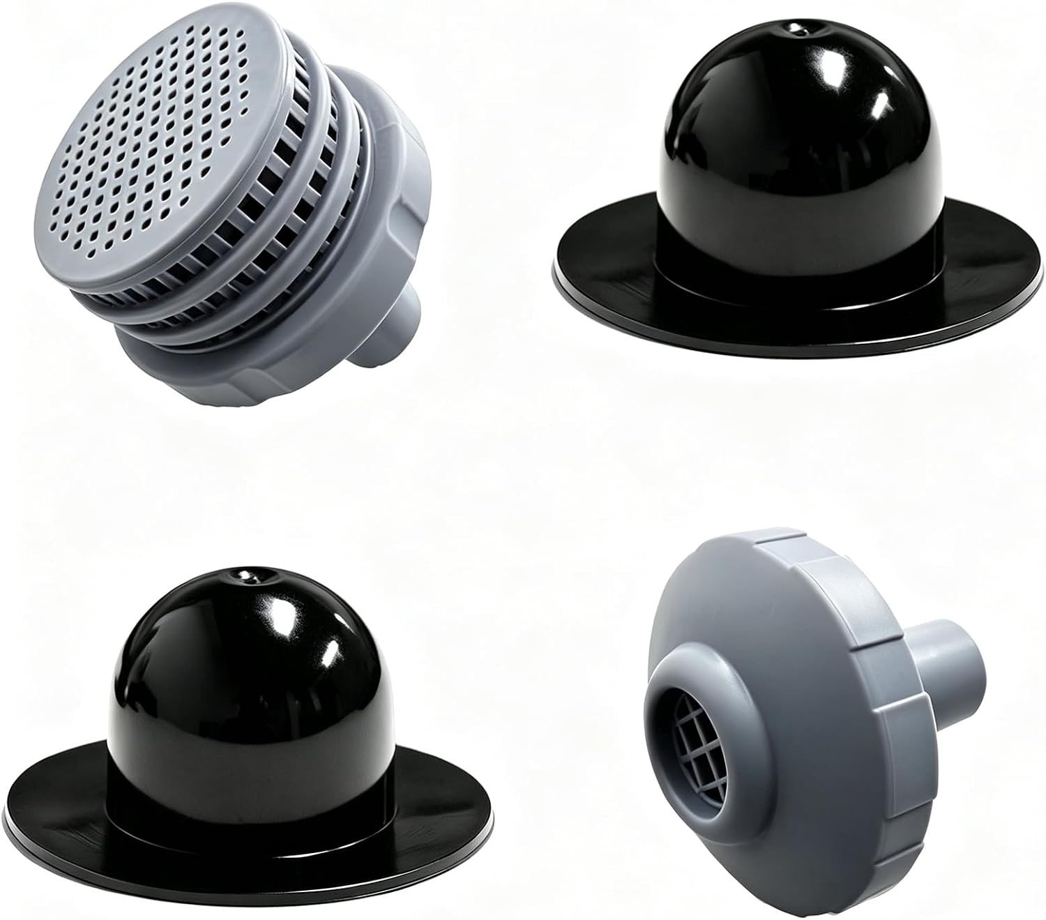 Complete set voor zwembadfilteraansluiting 32mm met interne schroefdraad, verbetert watercirculatie en bevat inlaat- en uitlaatnozzle voor zwembadaccessoires