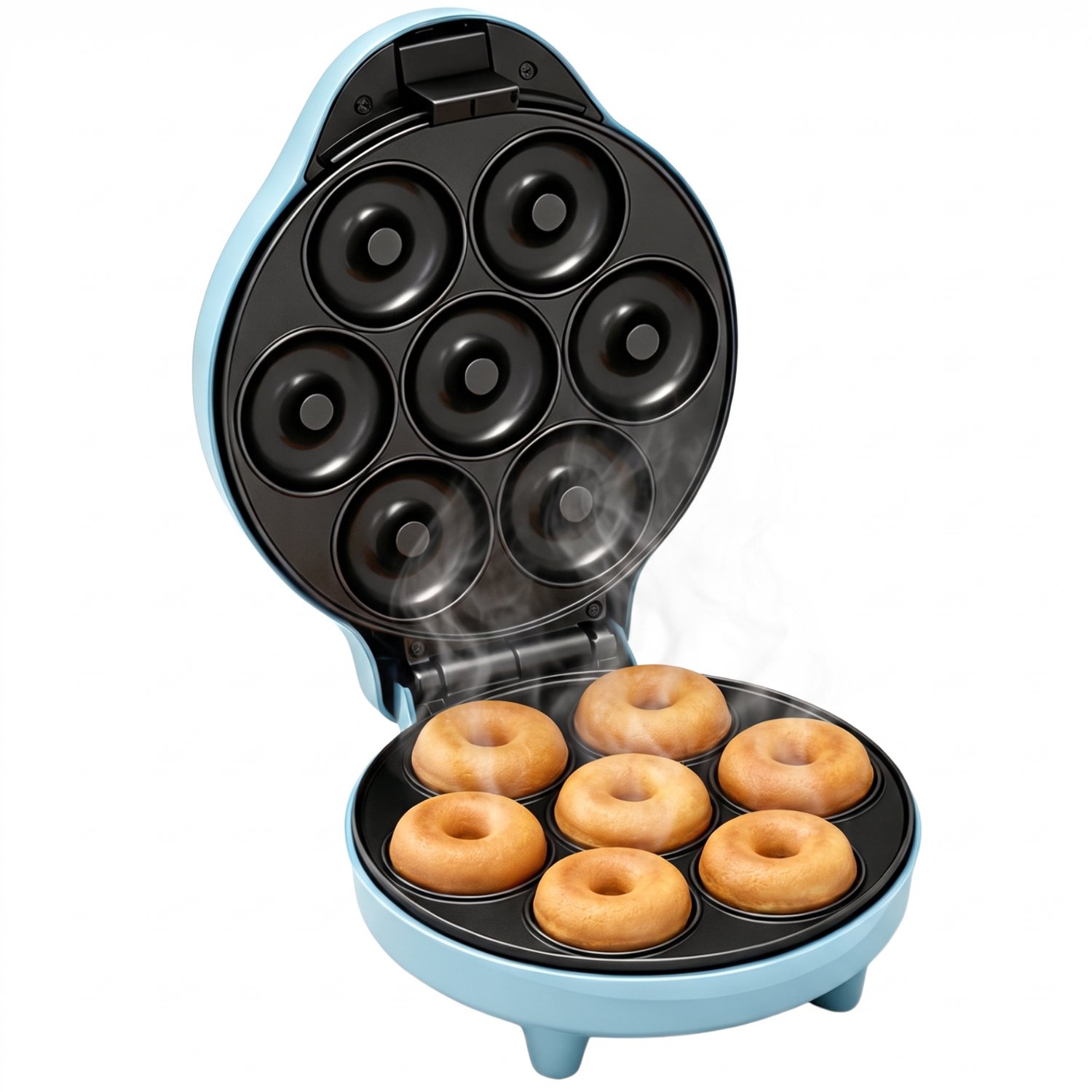 COOK-IT Donutmaker – Donut Maker voor 7 Donuts – 750W – Anti-aanbaklaag – Cool-Touch Handvat