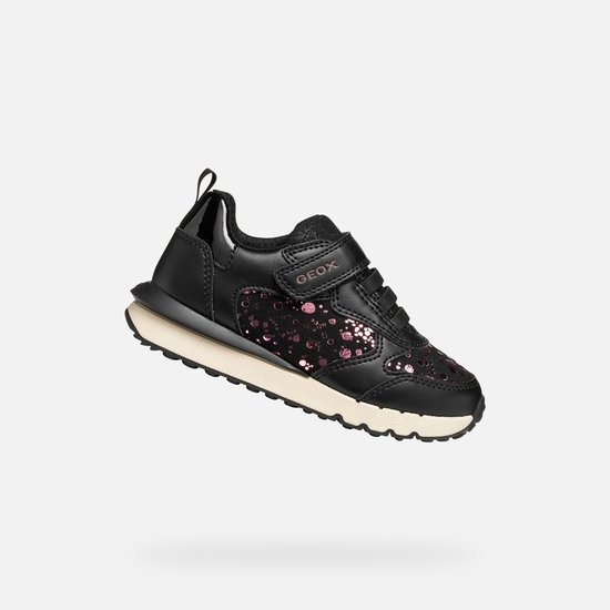 Baskets J46GZB - J FASTICS GIRL GEOX zwart