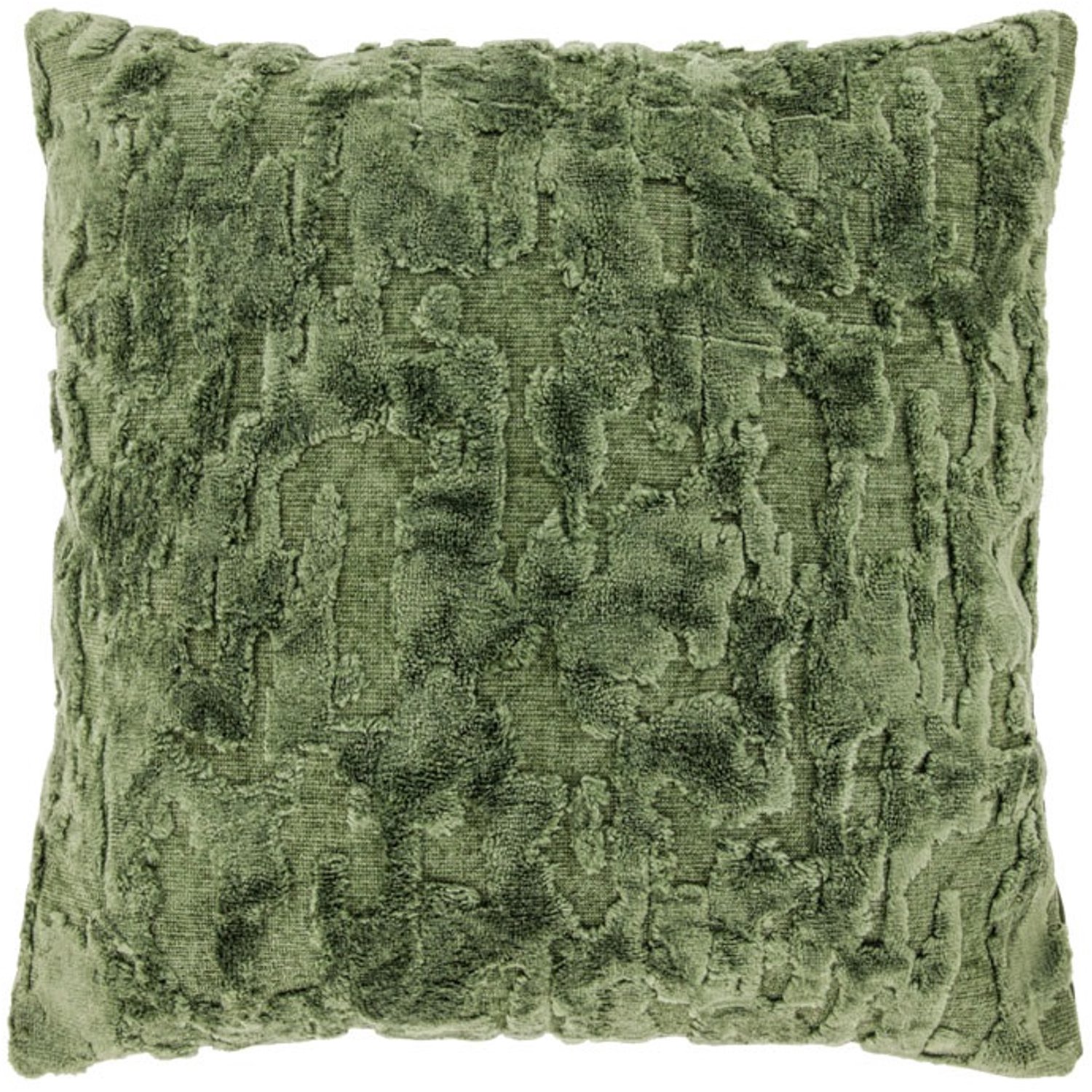 Unique Living Sierkussen Afra - winter green - 45x45cm Groen