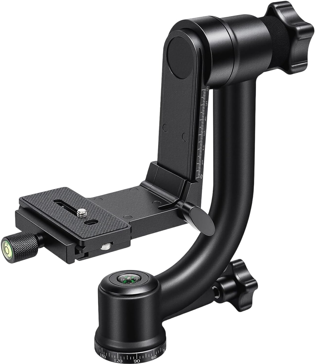 360° panorama gimbal statiefkop, professionele gimbal statiefkop, 360° panorama gimbalkop voor digitale camera DSLR dierensport outdoor fotografie, 20 kg draagkracht