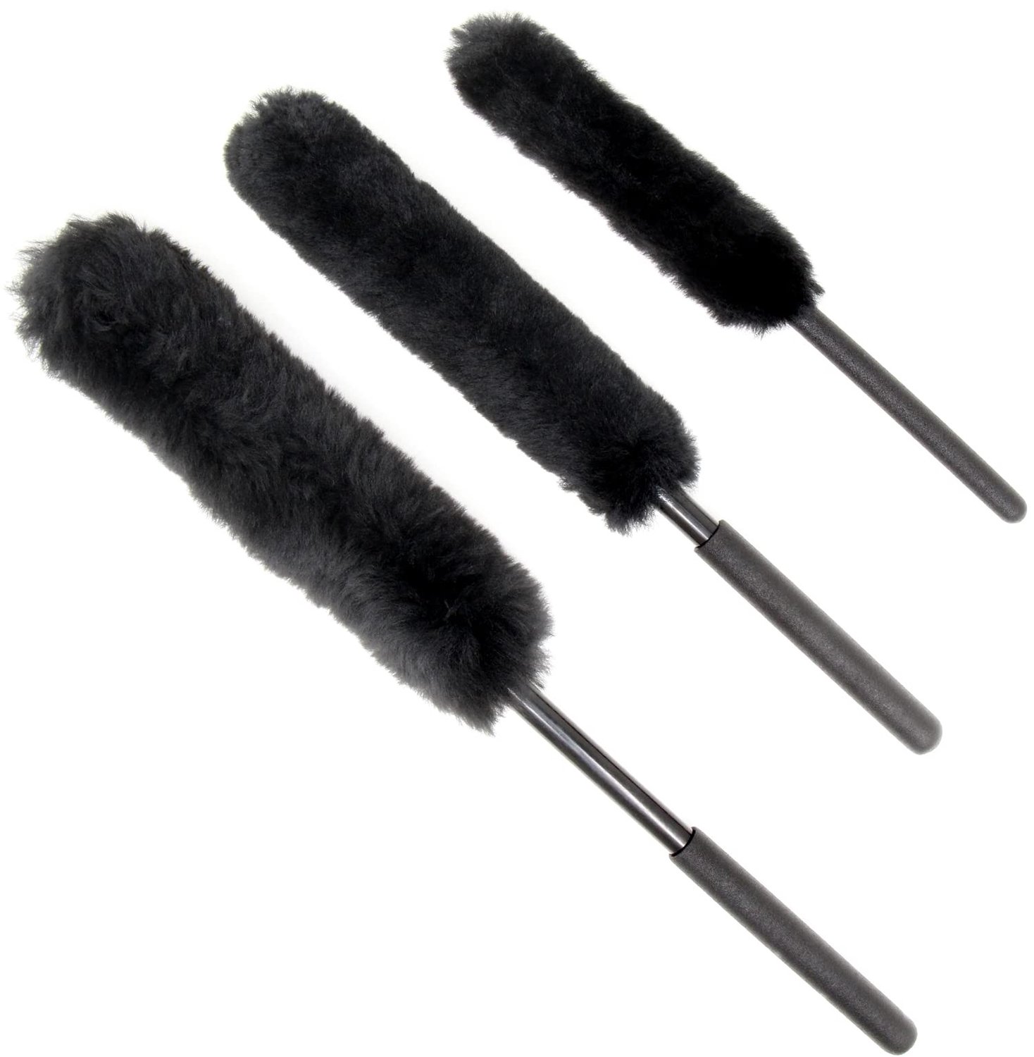 Set van 3 Microvezel Borstels voor Auto