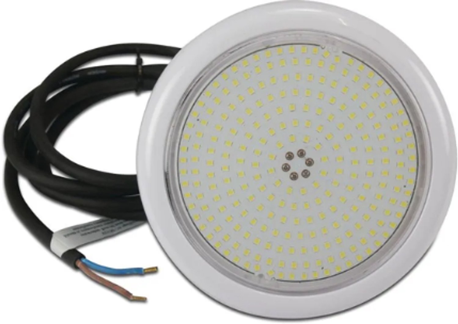 Flotide Dimbare zwembad LED lamp 1 1/2″ fitting polycarbonaat 12VAC RGBW 35W Flotide Dimbare zwembad LED lamp 1 1/2″ fitting polycarbonaat 12VAC RGBW 35W