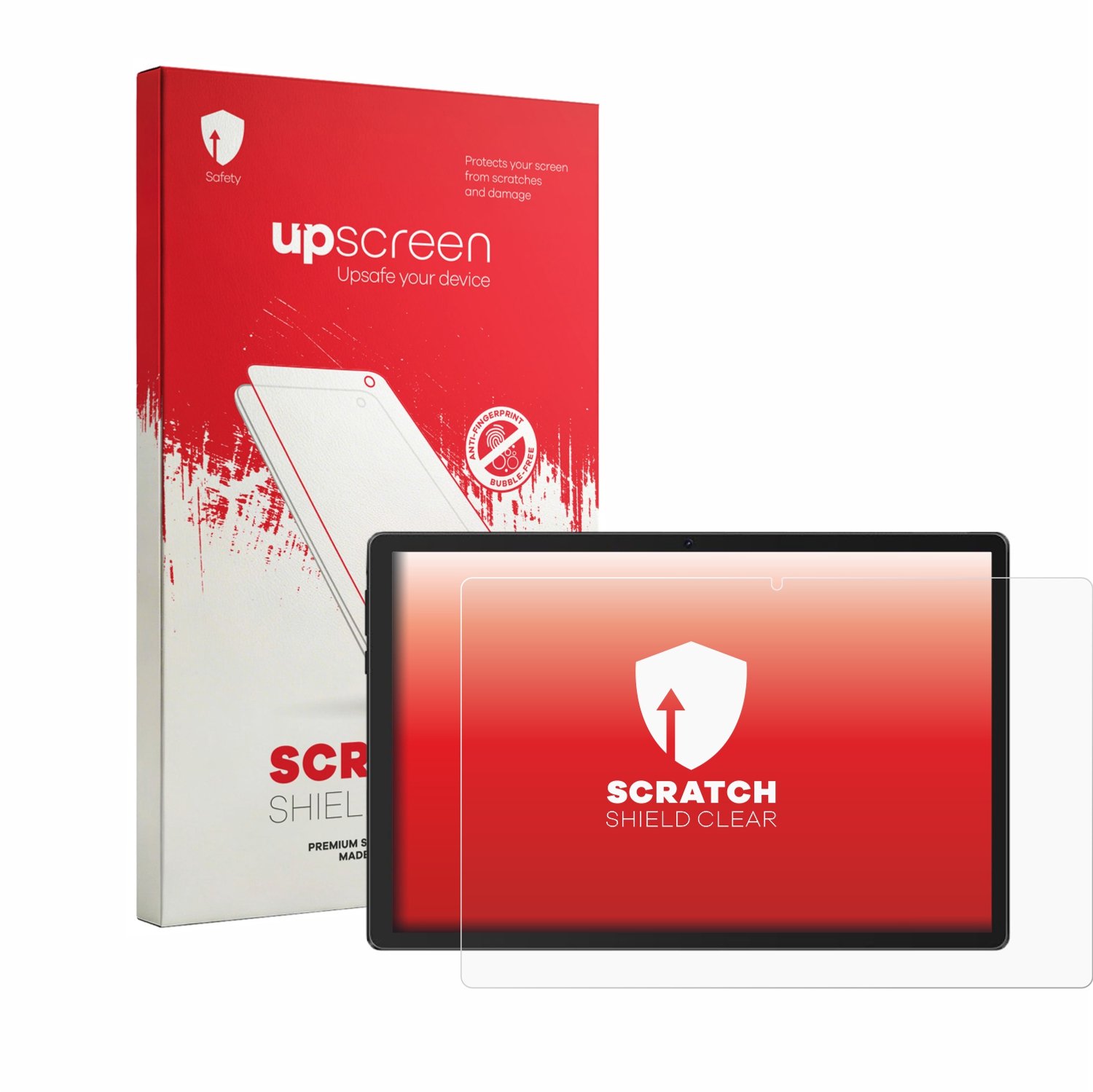 upscreen - Screenprotector voor Gleeso Tablet 10.1" - Folie Beschermfolie transparant