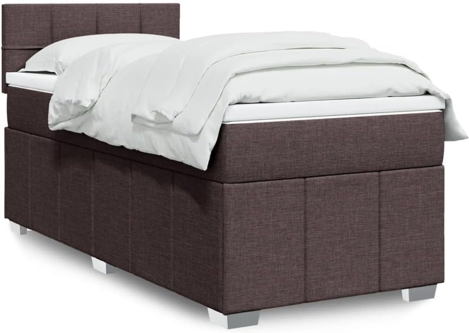 Pocketvering Donkerbruin 90x200 cm