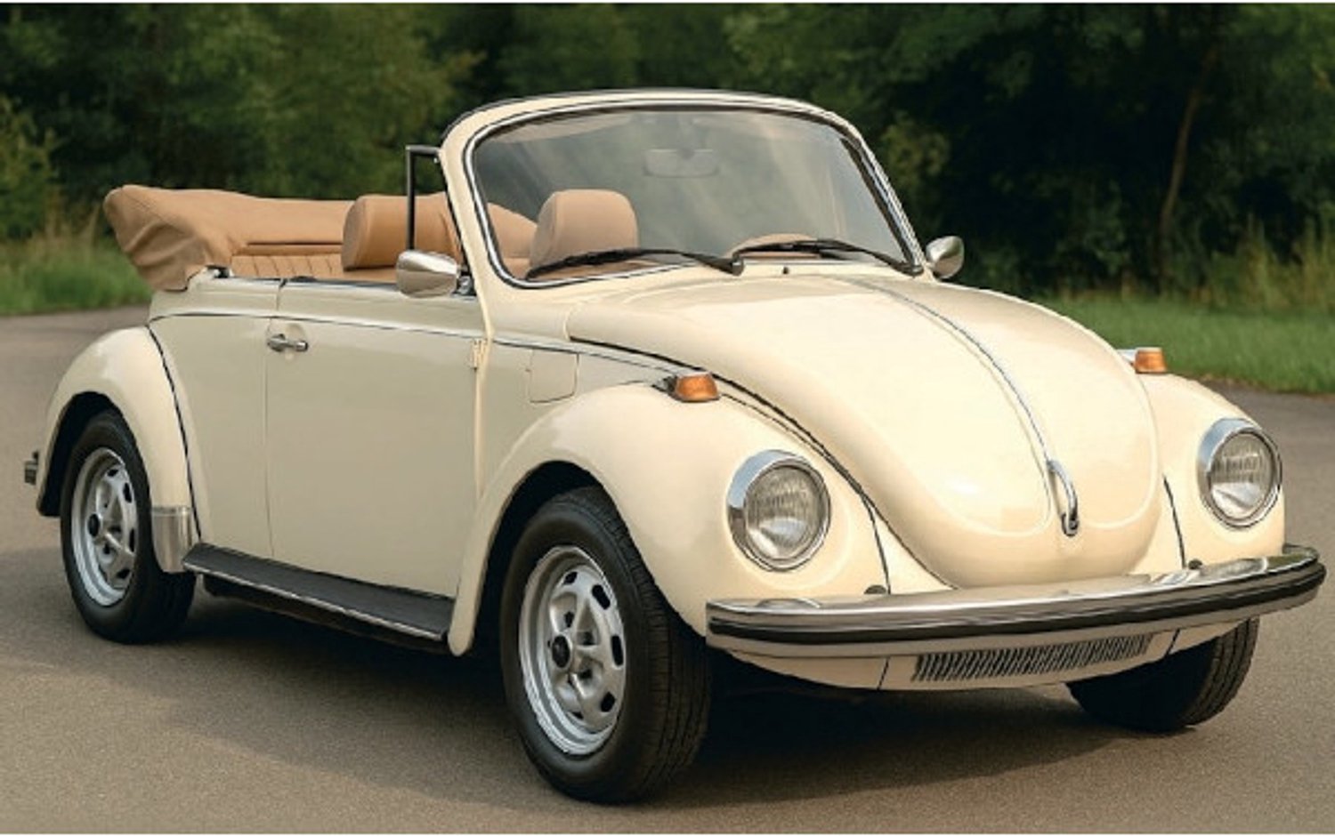 Volkswagen 1303 Cabriolet 1972 Ivory Beige - Modelauto 1/18 Norev