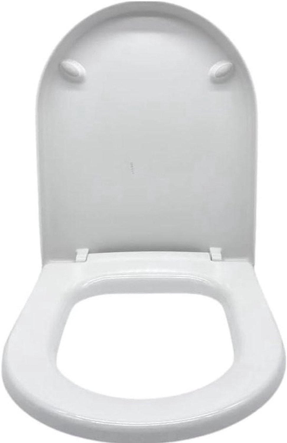 Toiletbril - Wc-bril - Badkamerhygiëne - Softclose en antibacterieel - 45 x 38 cm - Wit
