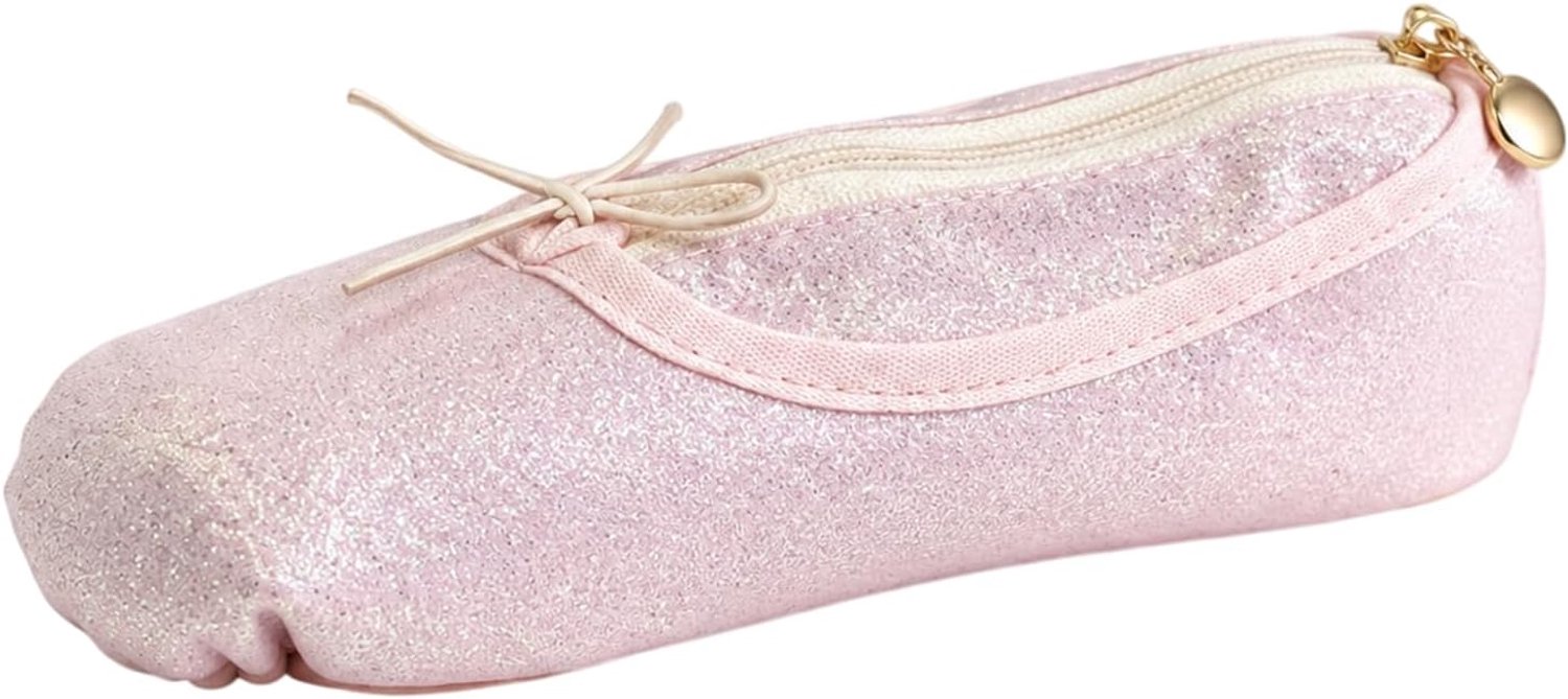 Etui, balletroze pennenzak, voor meisjes