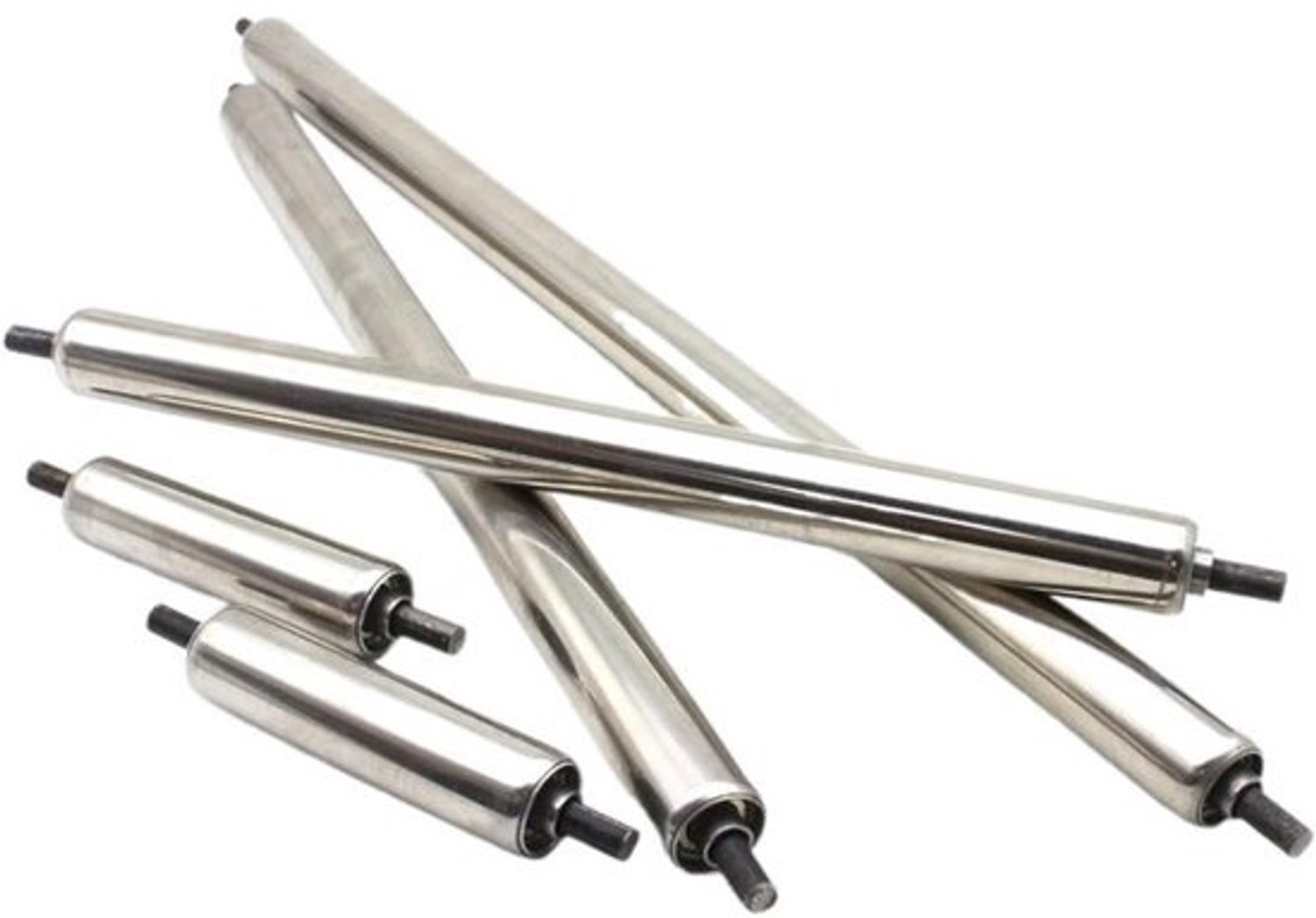 Stalen Rollen - Transportrollen Rollenbaan - Materiaal vervoeren - Gegalvaniseerd Staal - 100-1000 mm - Zilver