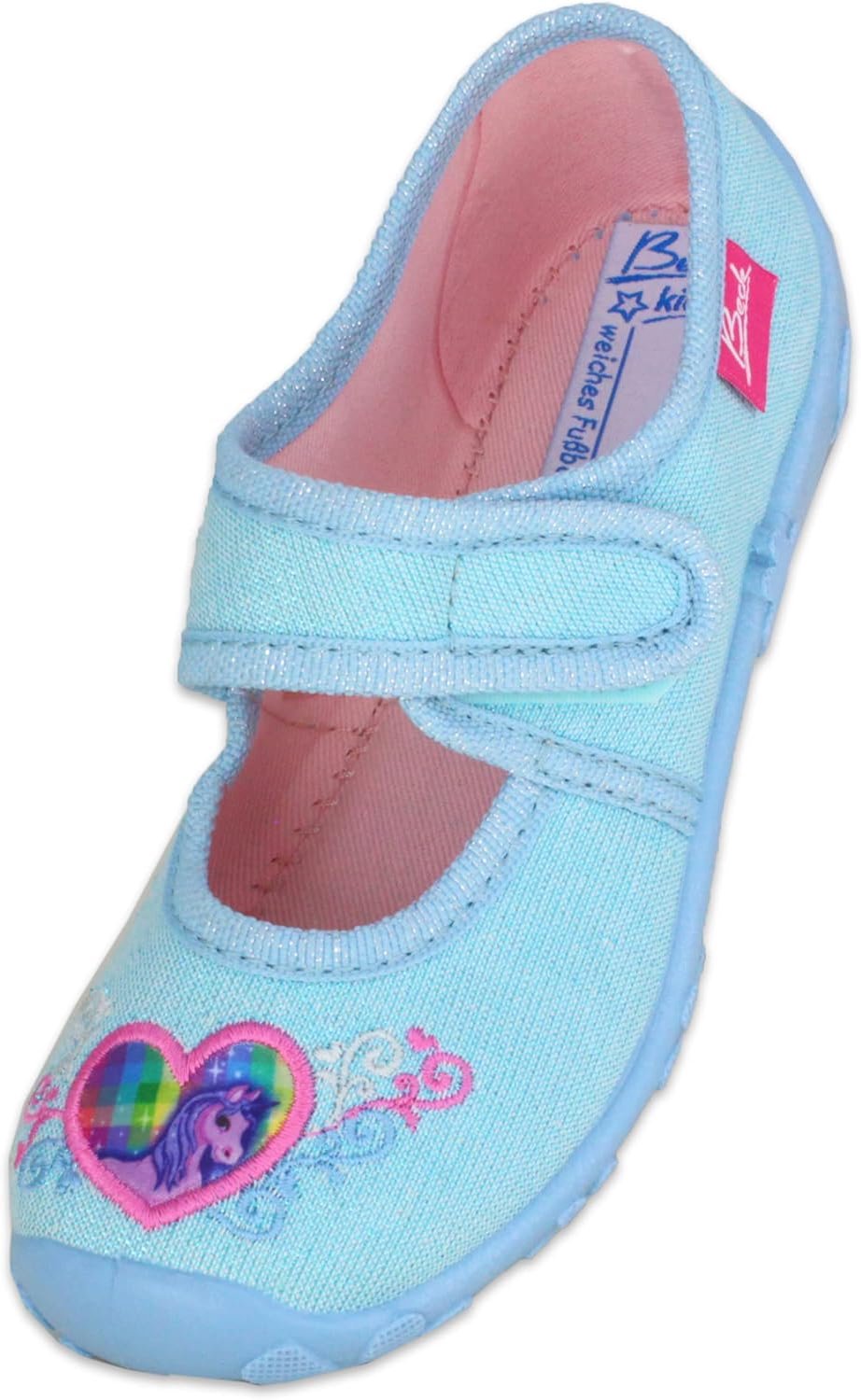 Beck Darling Meisjesslippers Blauw Maat 29