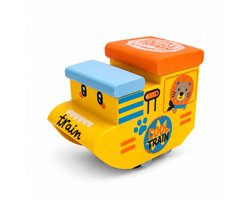 MAGL Elektrische Trein Geel | Extra Trein voor MAGL Treinbaan | USB-oplaadbaar
