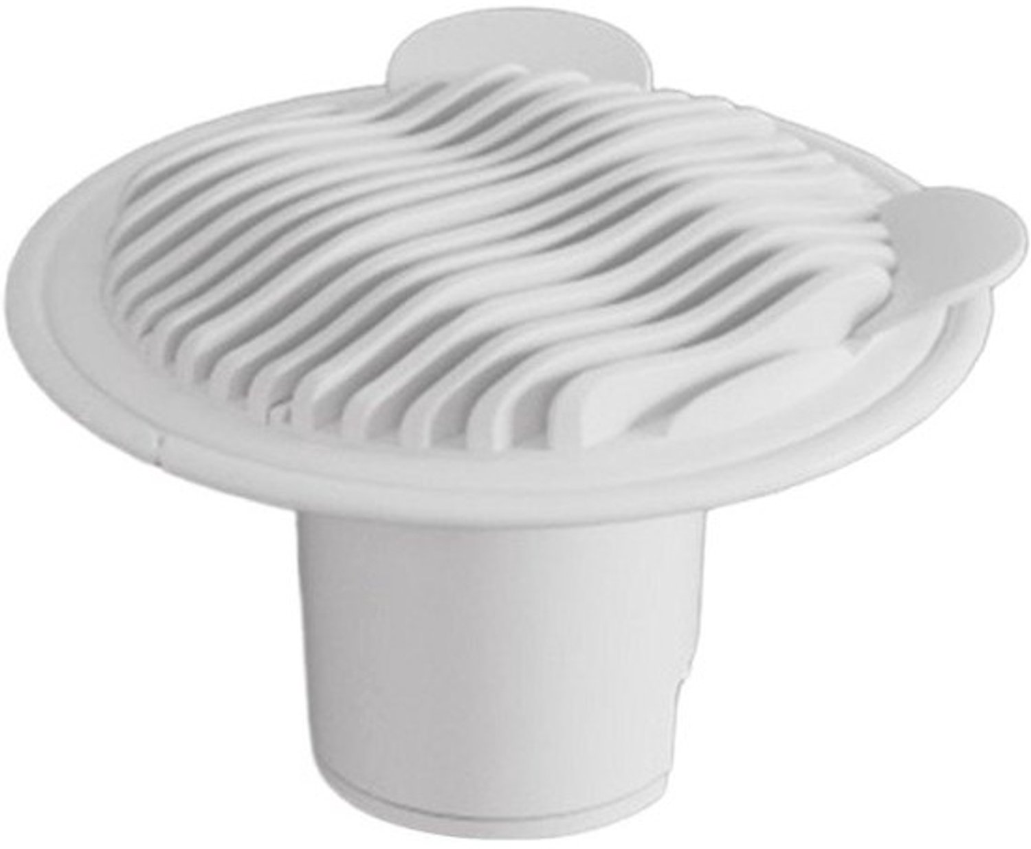 Vloer Afvoer Kern - Rioolafsluiter voor de badkamer - Geuren weren - Zwaartekrachtgestuurd - 7.5 cm - Wit