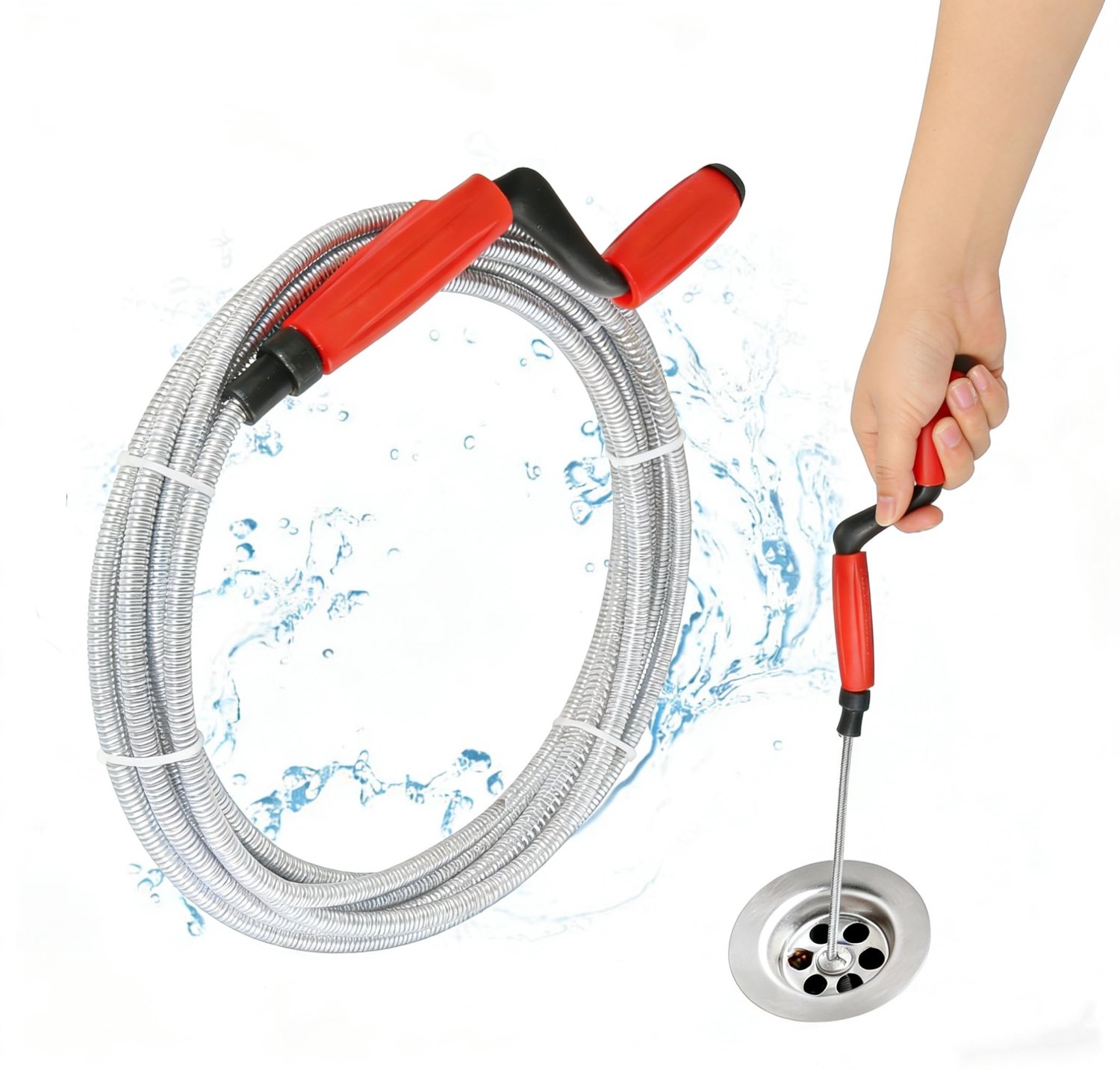 Universele Drain Cleaning Spiral van 10 m