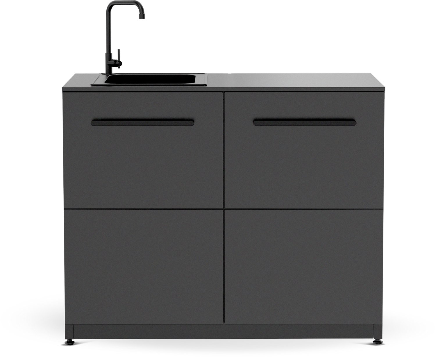 Cozze® Elements buitenkeuken 110 - gootsteenmodule voor praktische en elegante buitenkeukenervaring