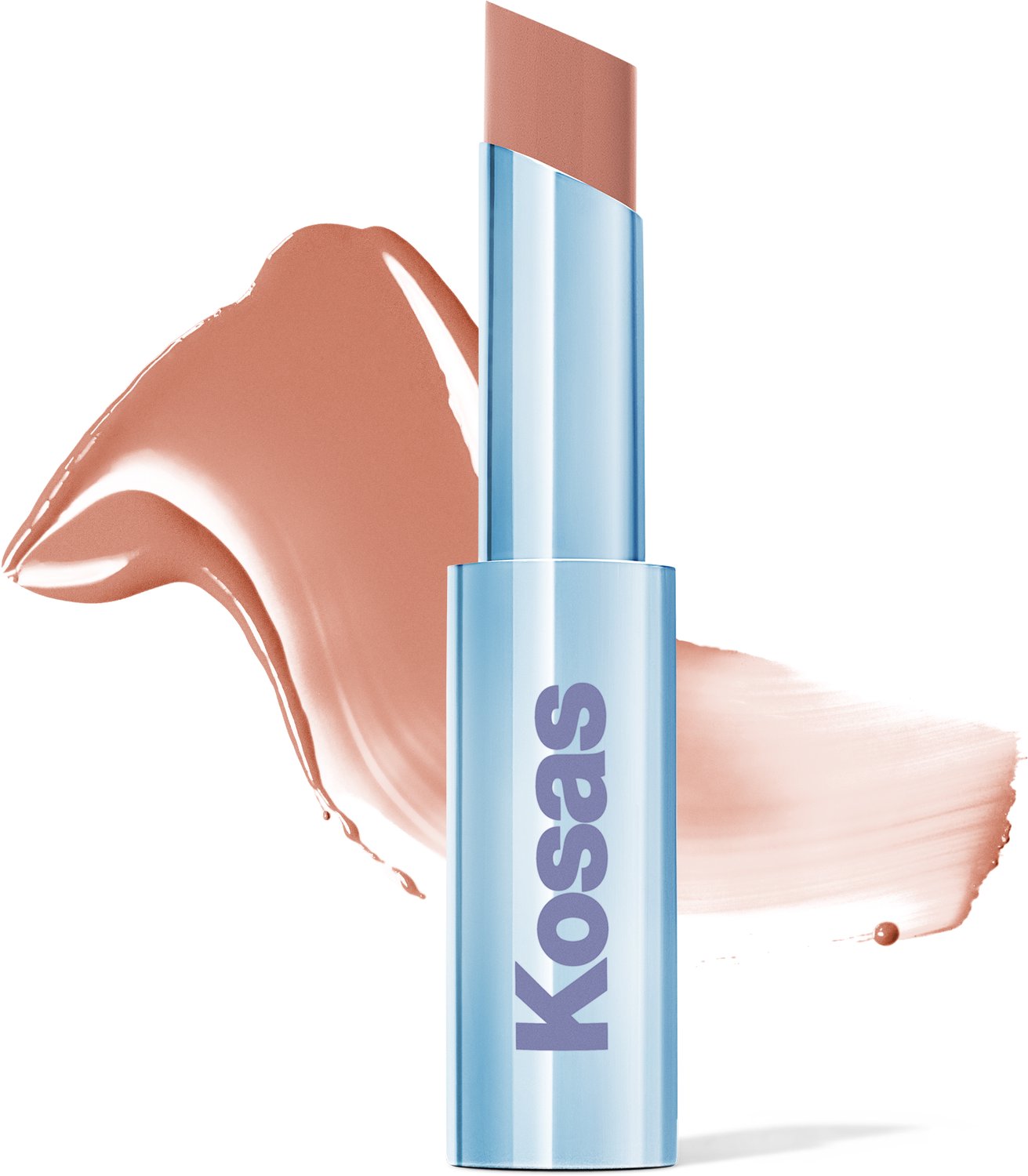 Kosas - Wet Stick Moisturizing Shiny Sheer Lipstick - Getinte lippenbalsem 3 g - Heatwave