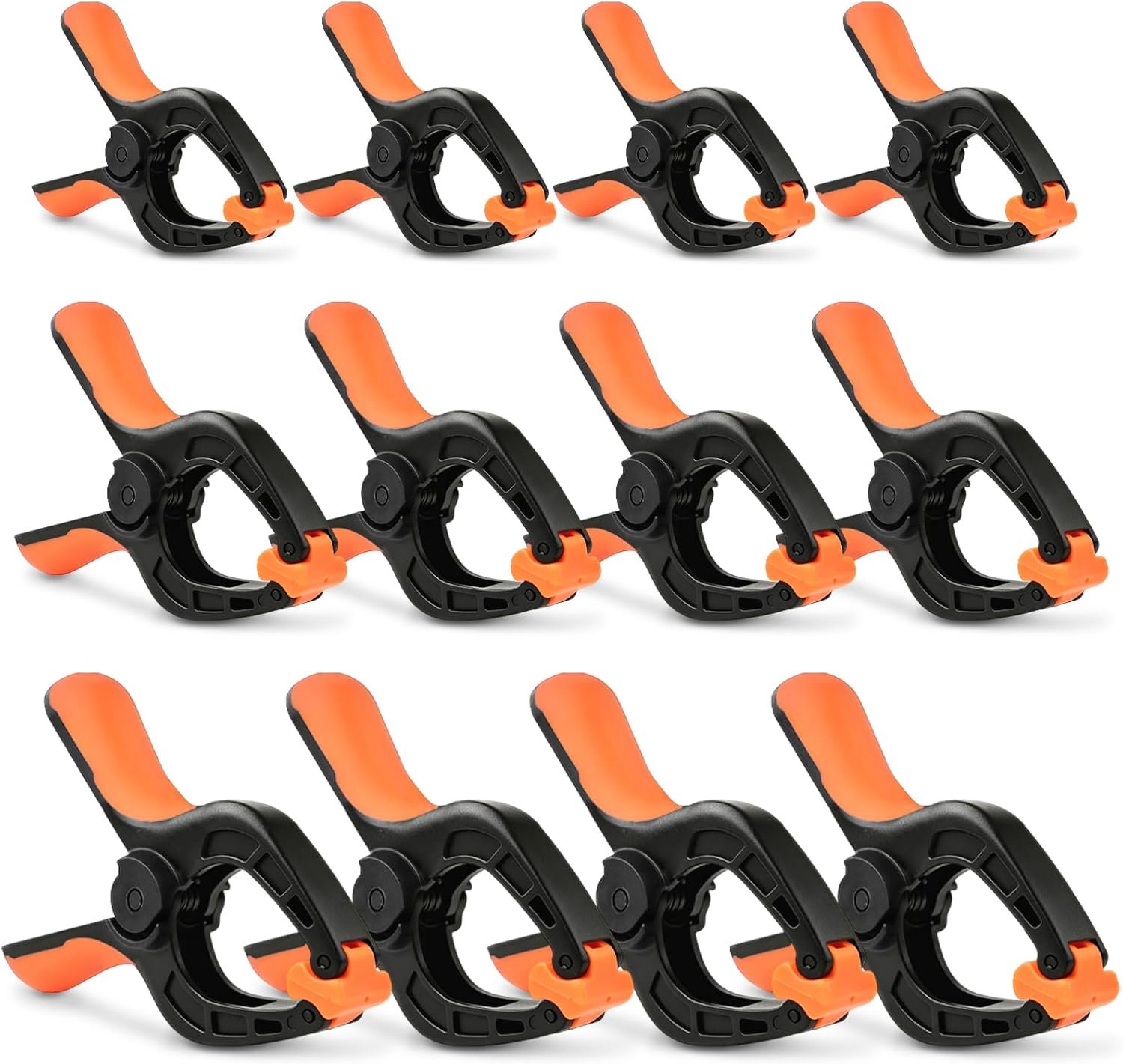Veerklemmen, 7.6/10.2/6 inch Plastic Heavy Duty Grip Clips
