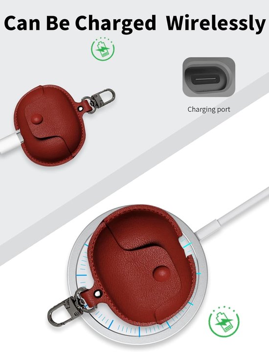 Beschermhoes voor Xiaomi REDMI Buds 6 Pro, bluetooth-oortelefoonhoes met nauwkeurige gat-positionering - stoot- en krasbestendig, aangename touch, rood — afbeelding 3