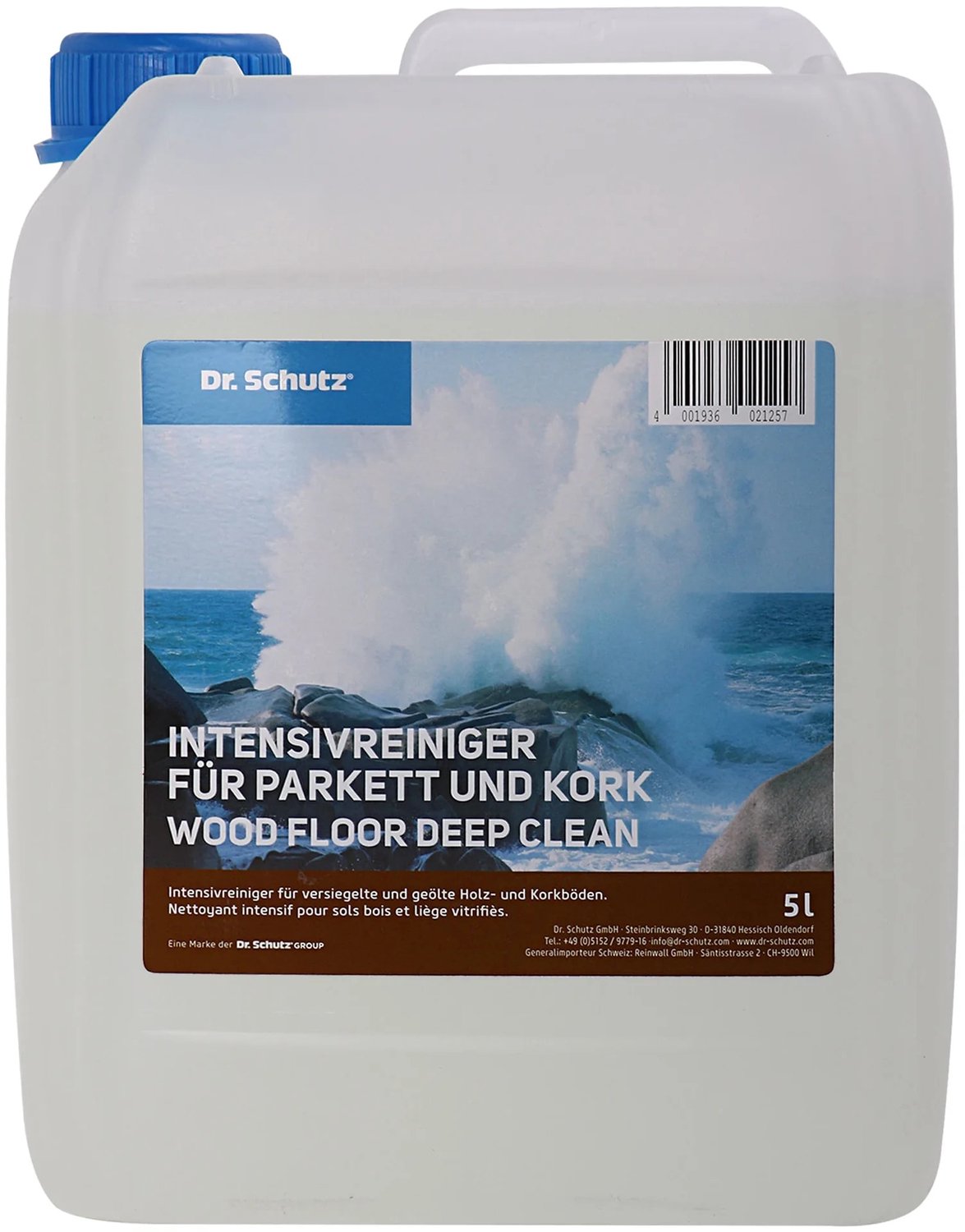 Dr. Schutz Parketreiniger 5 liter – intensieve dieptereiniger voor parket en kurk