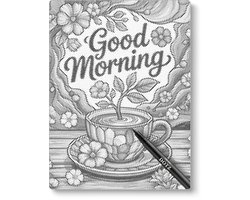Good Morning Koffie - Dot Painting | 40x50cm | Dot painting | Oh My Dotz | Dots stippen | Diamond painting & Schilderen op nummer alternatief | Happy hobby