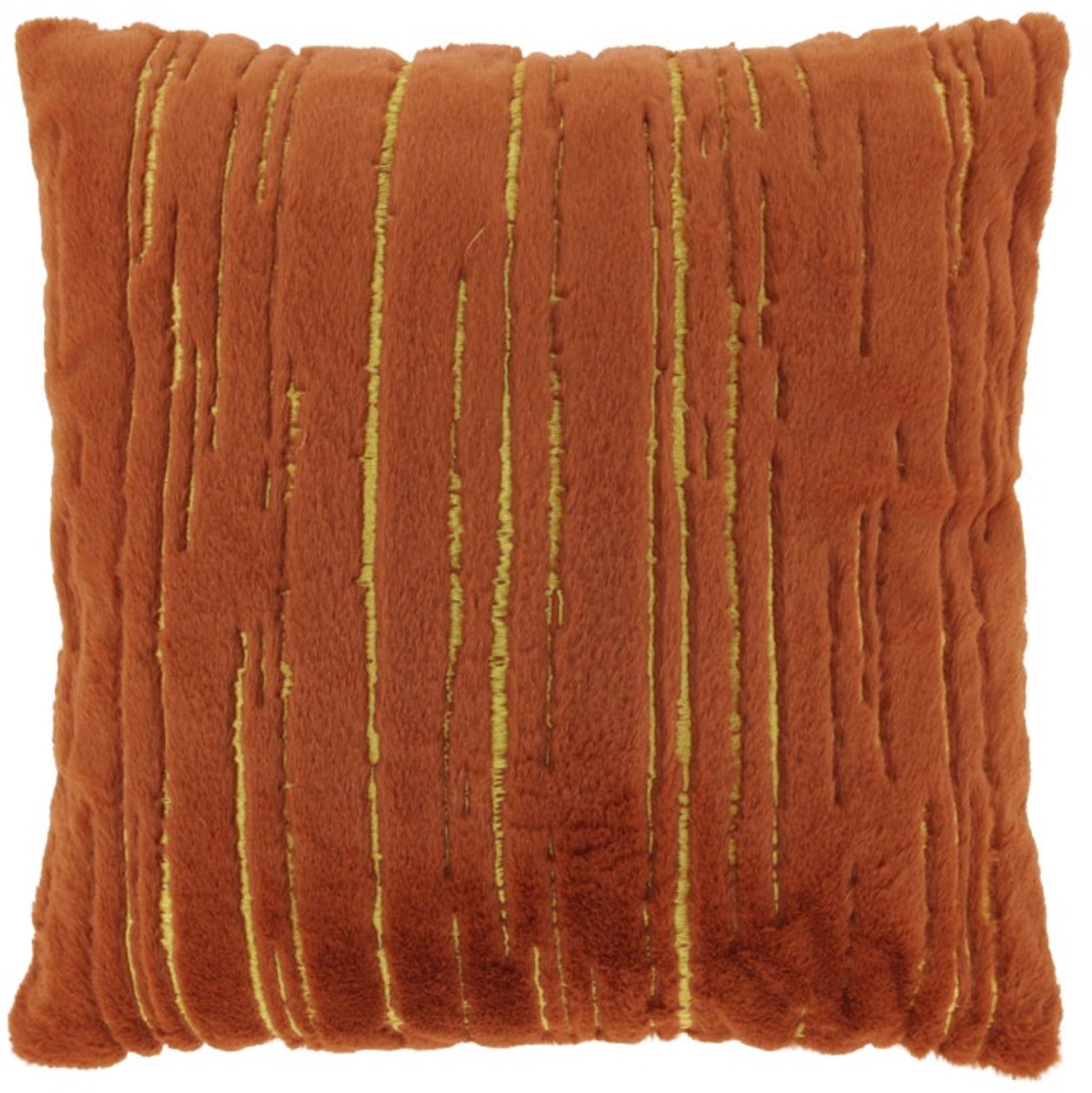 Unique Living Sierkussen Kristy - orange flame - 45x45cm Oranje