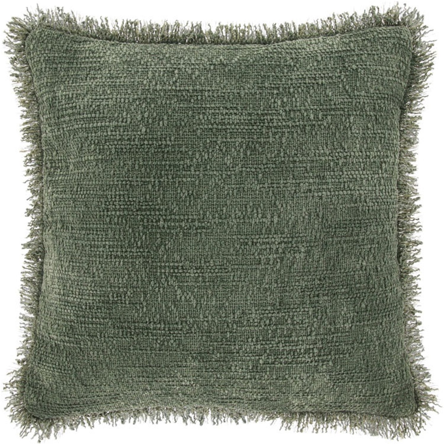 Unique Living Sierkussen Amy - winter green - 45x45cm Groen